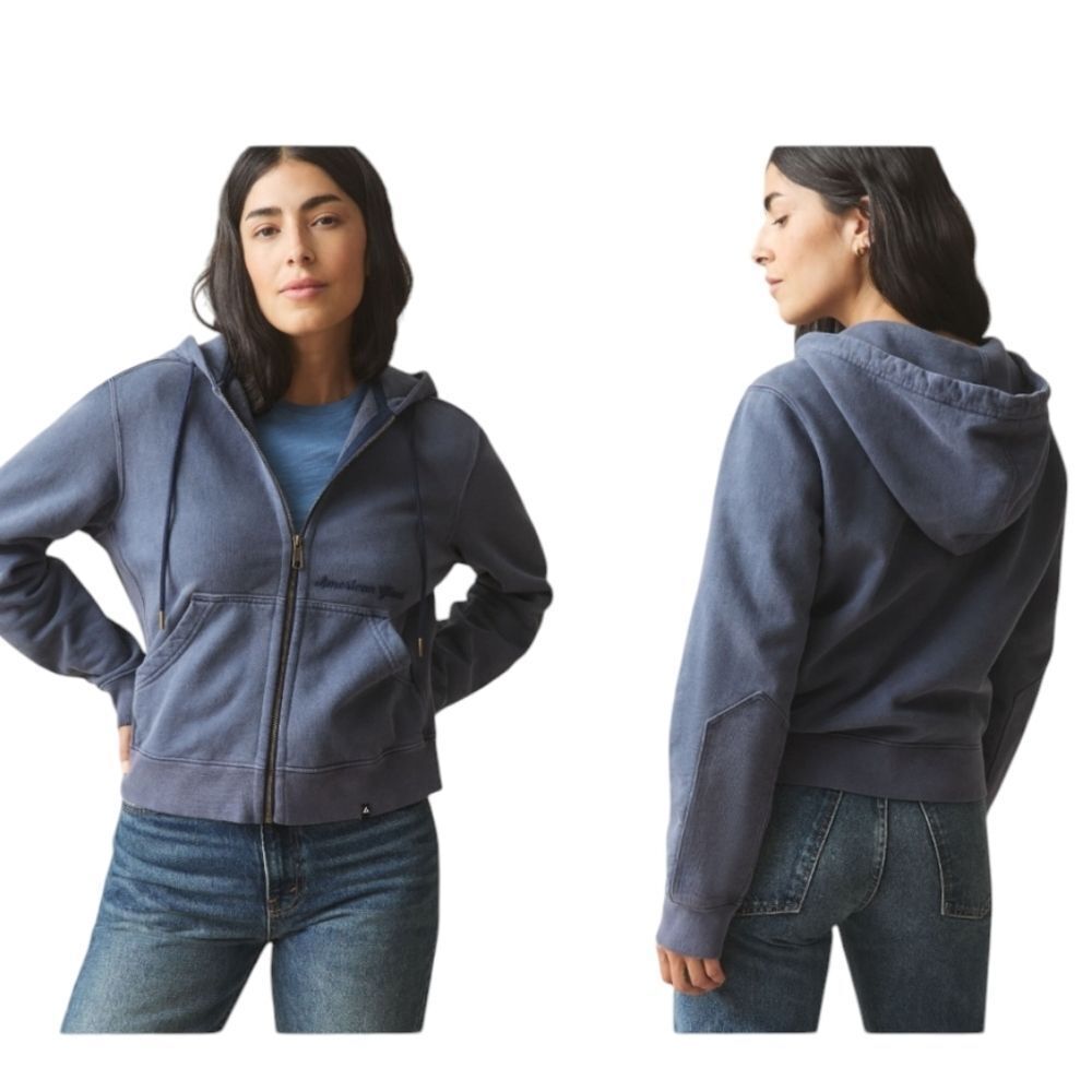 NEW American Giant American Giant Vintage Wash Classic Full Zip Hoodie true navy